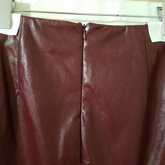 Edited by Hunter McGrady Women’s Faux Leather Skirt – Black – Size 12 –Brand NEW - Picture 12 of 16